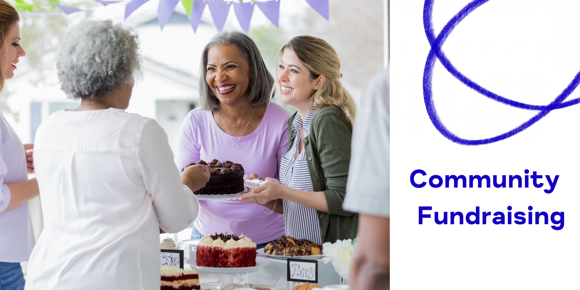 community fundraising landing page 