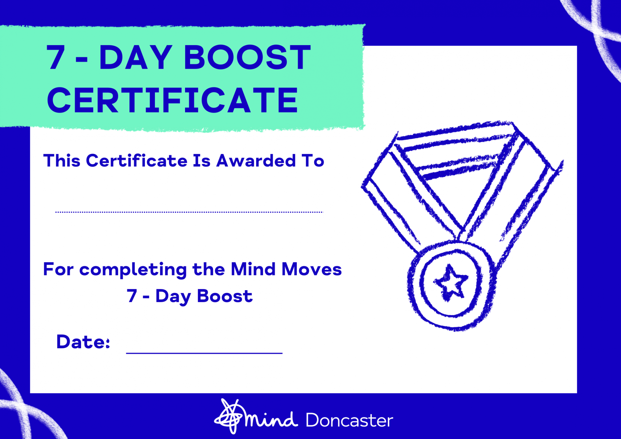 7 Day Boost Certificate